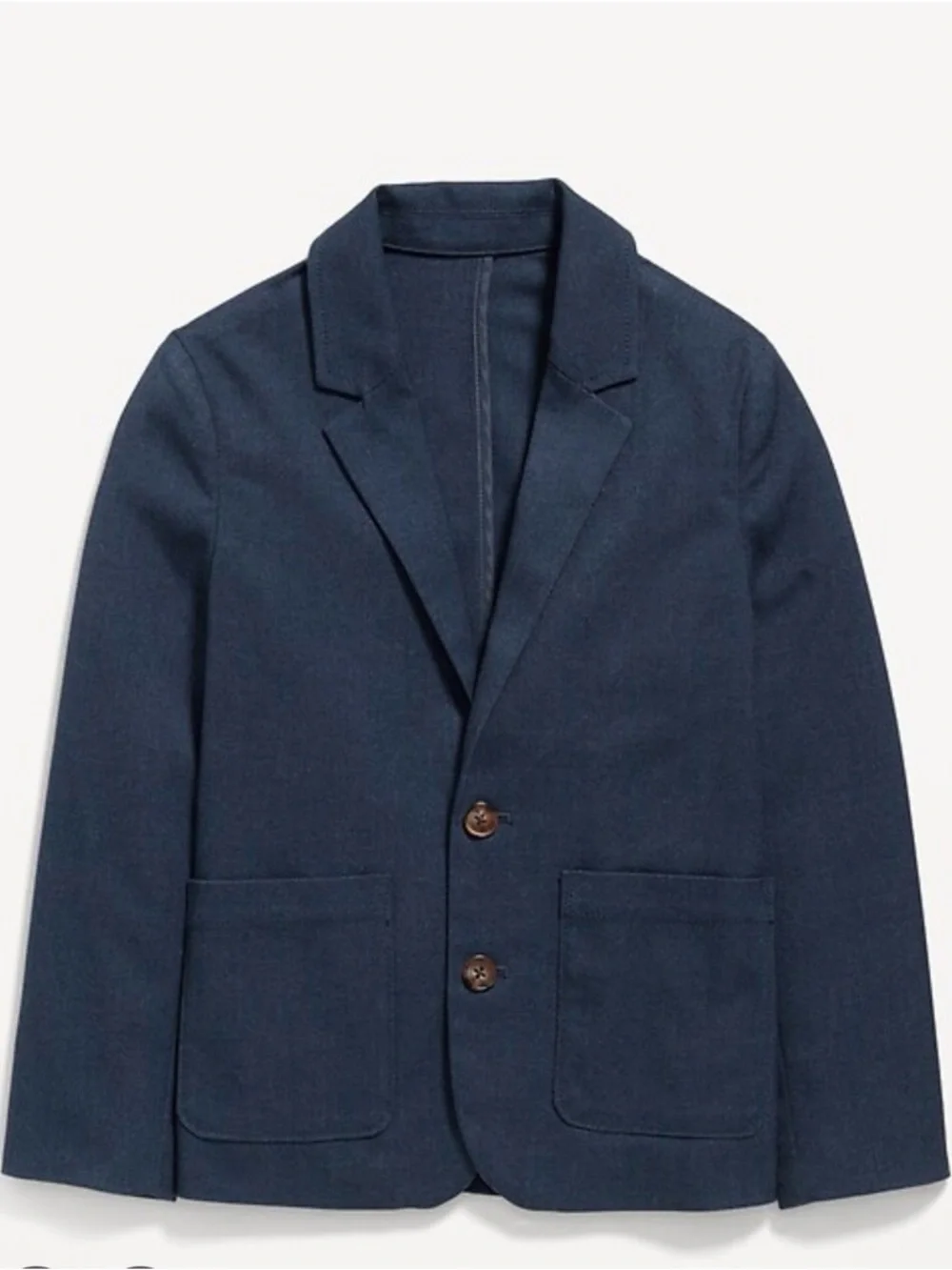 Old Navy Navy Boys Twill Blazer, M/8